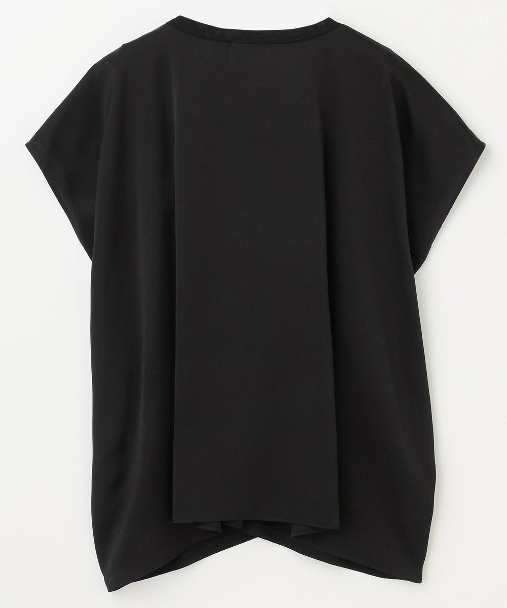 MOGA Lサイズ（大きいサイズ） 【大きいサイズ】コットンスムースプリントTシャツ ブラック