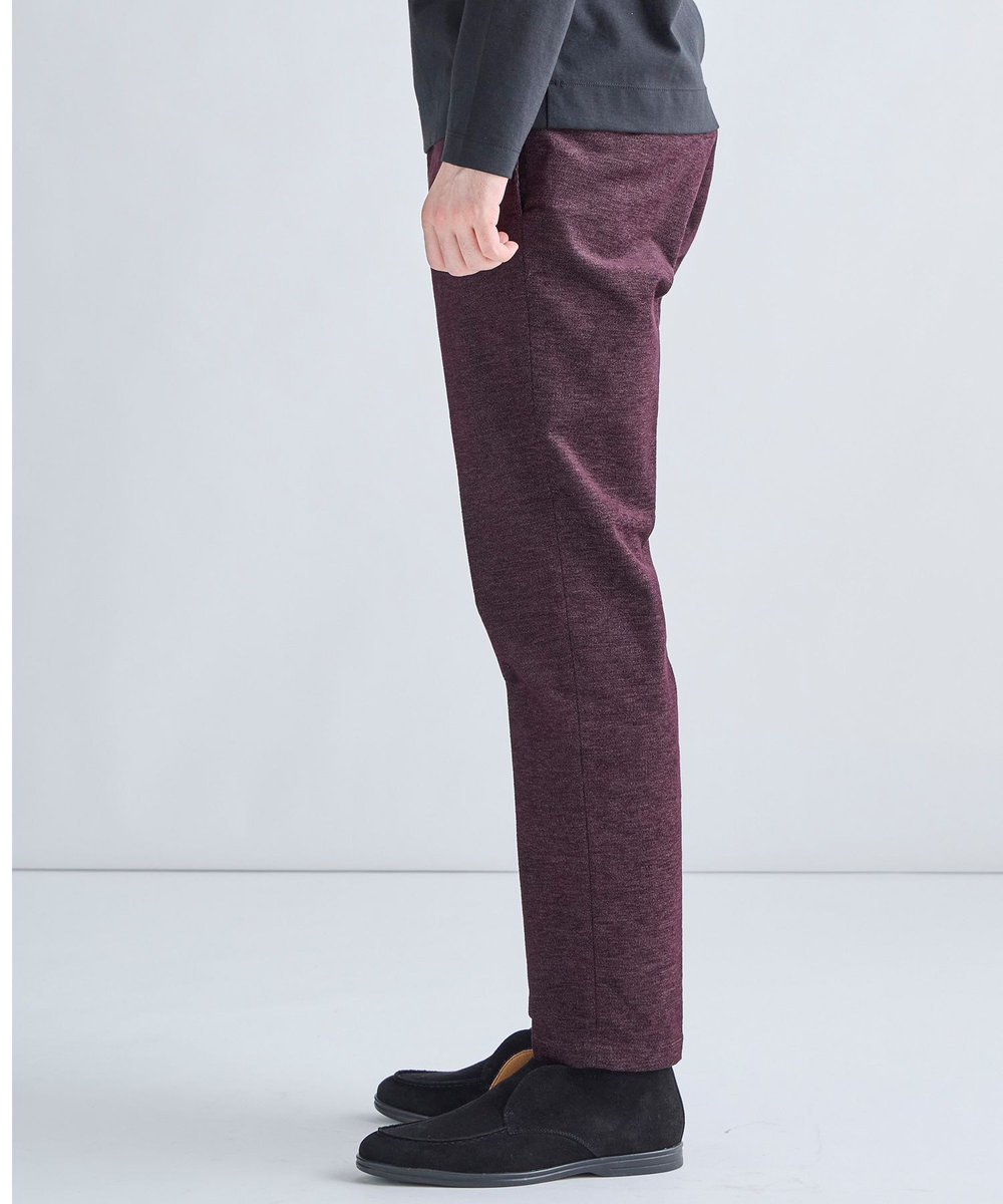 MEN'S BIGI 杢コーデュロイクリースラインパンツ［ストレッチ］ ワイン