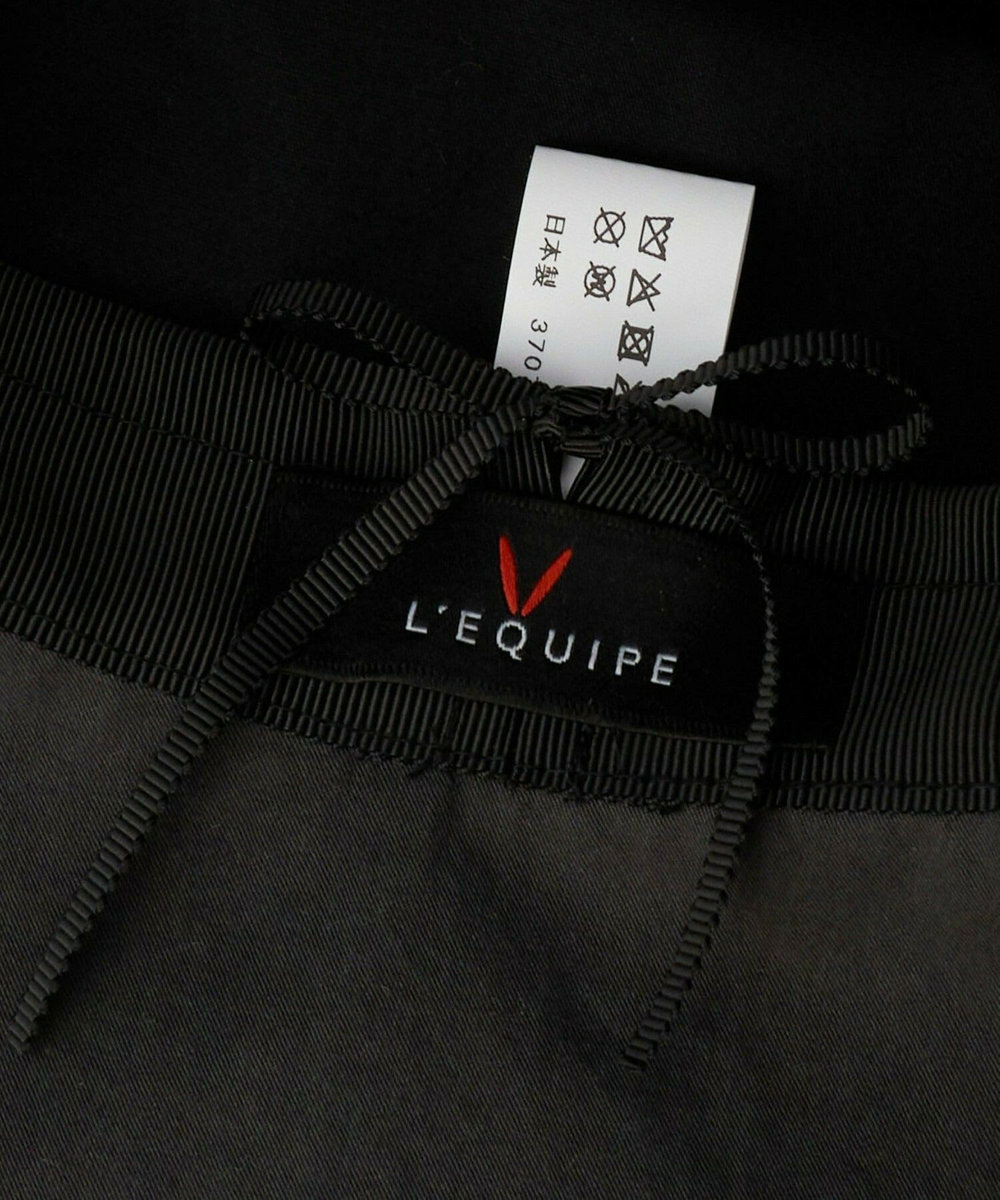 L'EQUIPE ツバ付きハット チャコールグレー