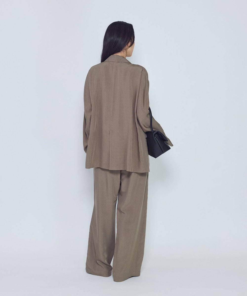 1er Arrondissement ソフトドレープジャケット カーキ