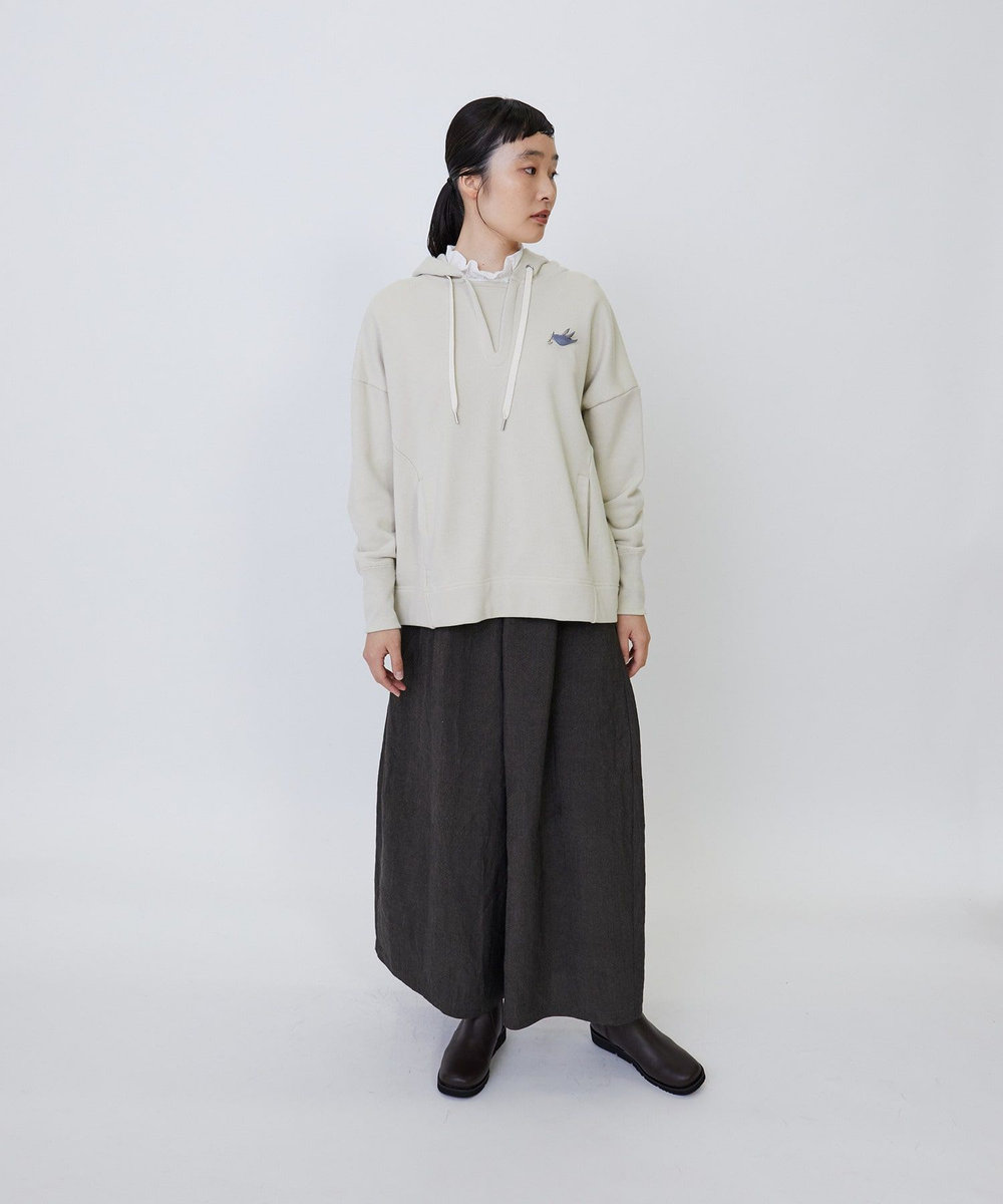LOISIR 種を運ぶBIRDブローチ ブル－グレ－