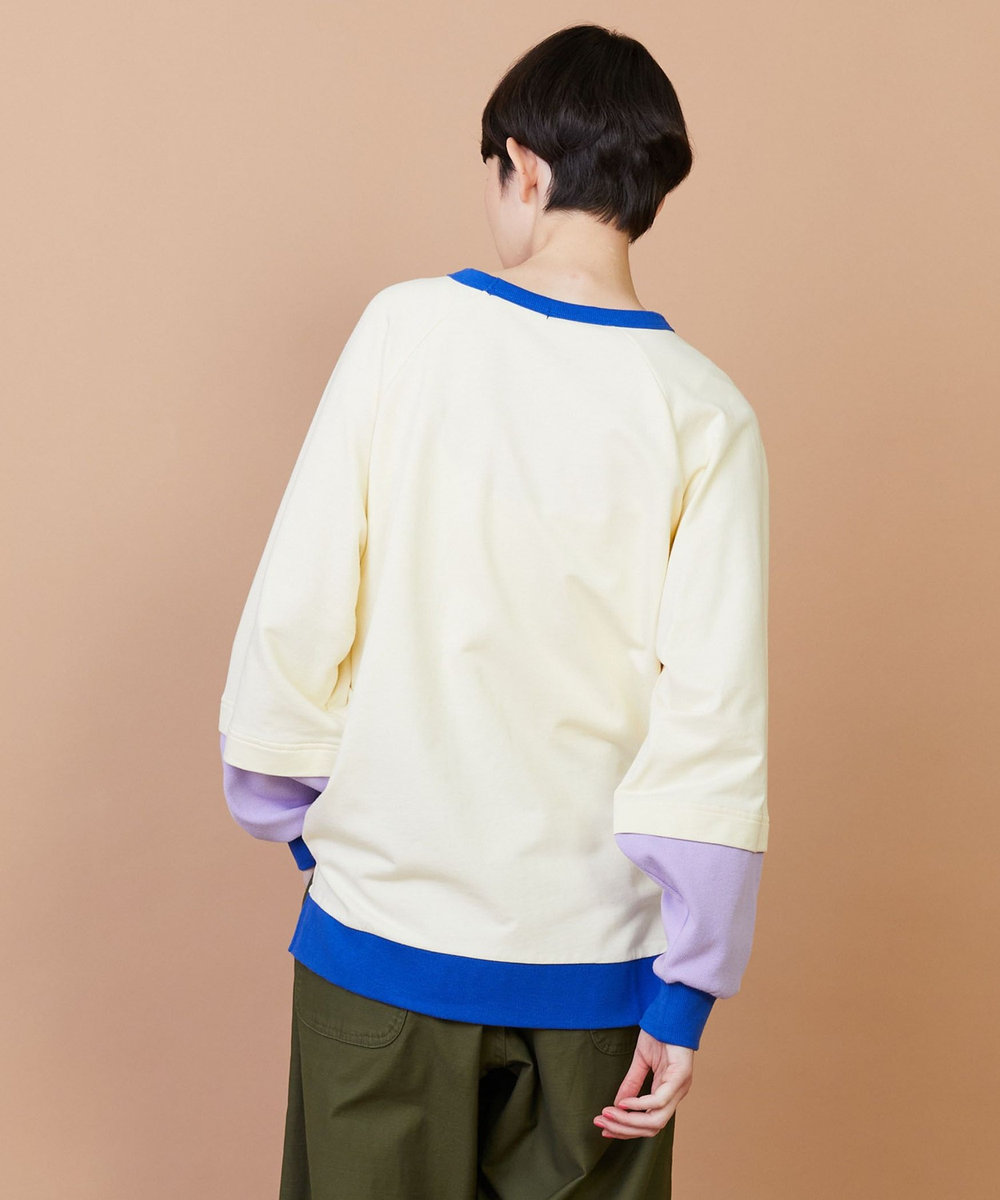FRAPBOIS レイヤーリブ カットソー アイボリー