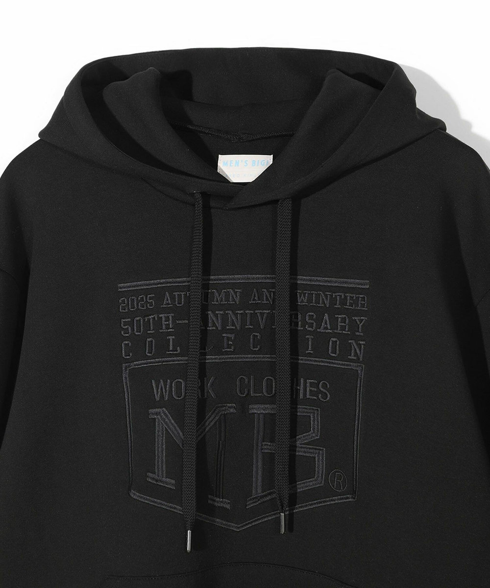 MEN'S BIGI 【50th Anniv . 菊池武夫】LOGO HOODIE ブラック