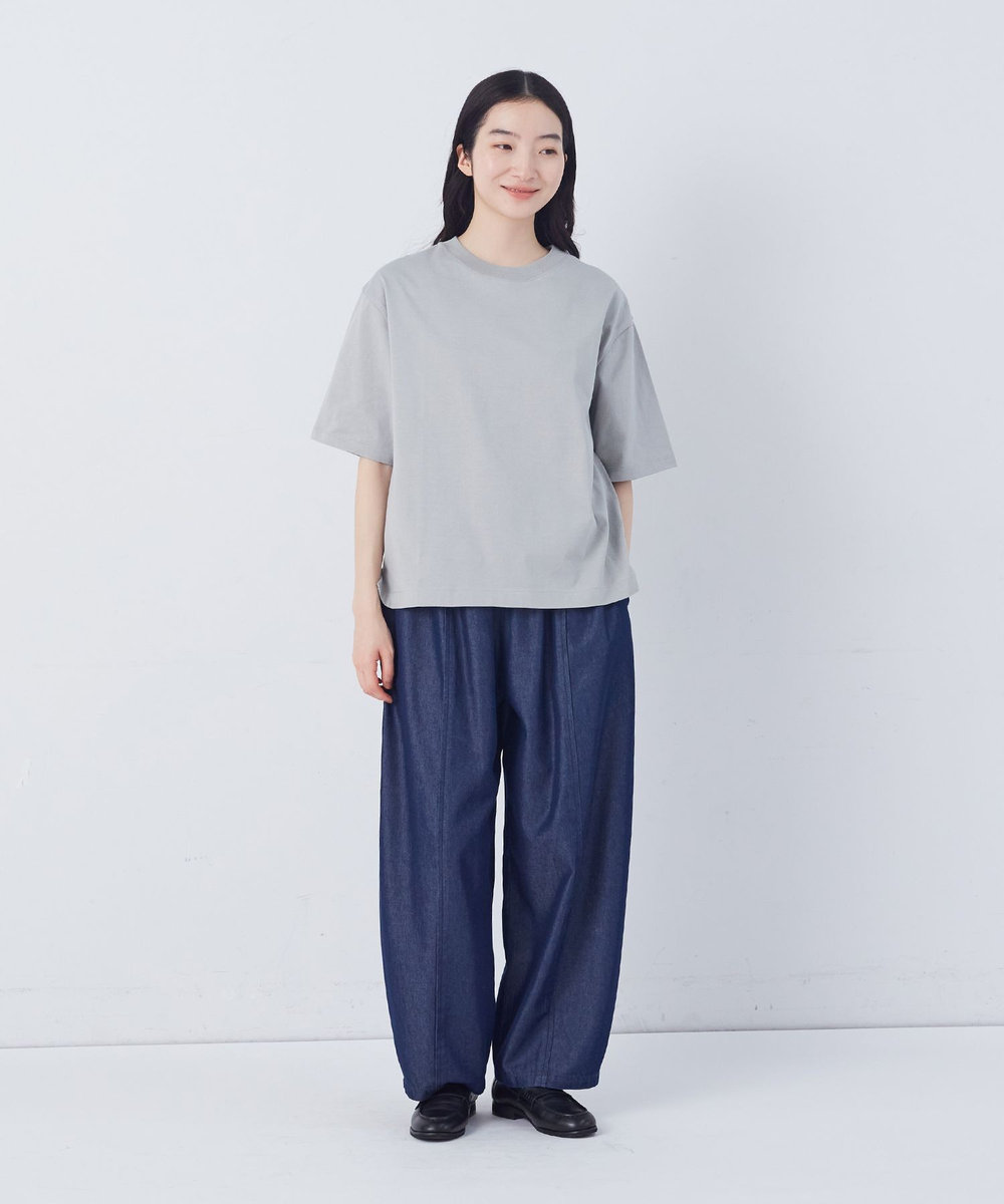 congés payés ADIEU TRISTESSE ドロップショルダーベーシックＴシャツ グリーン系その他