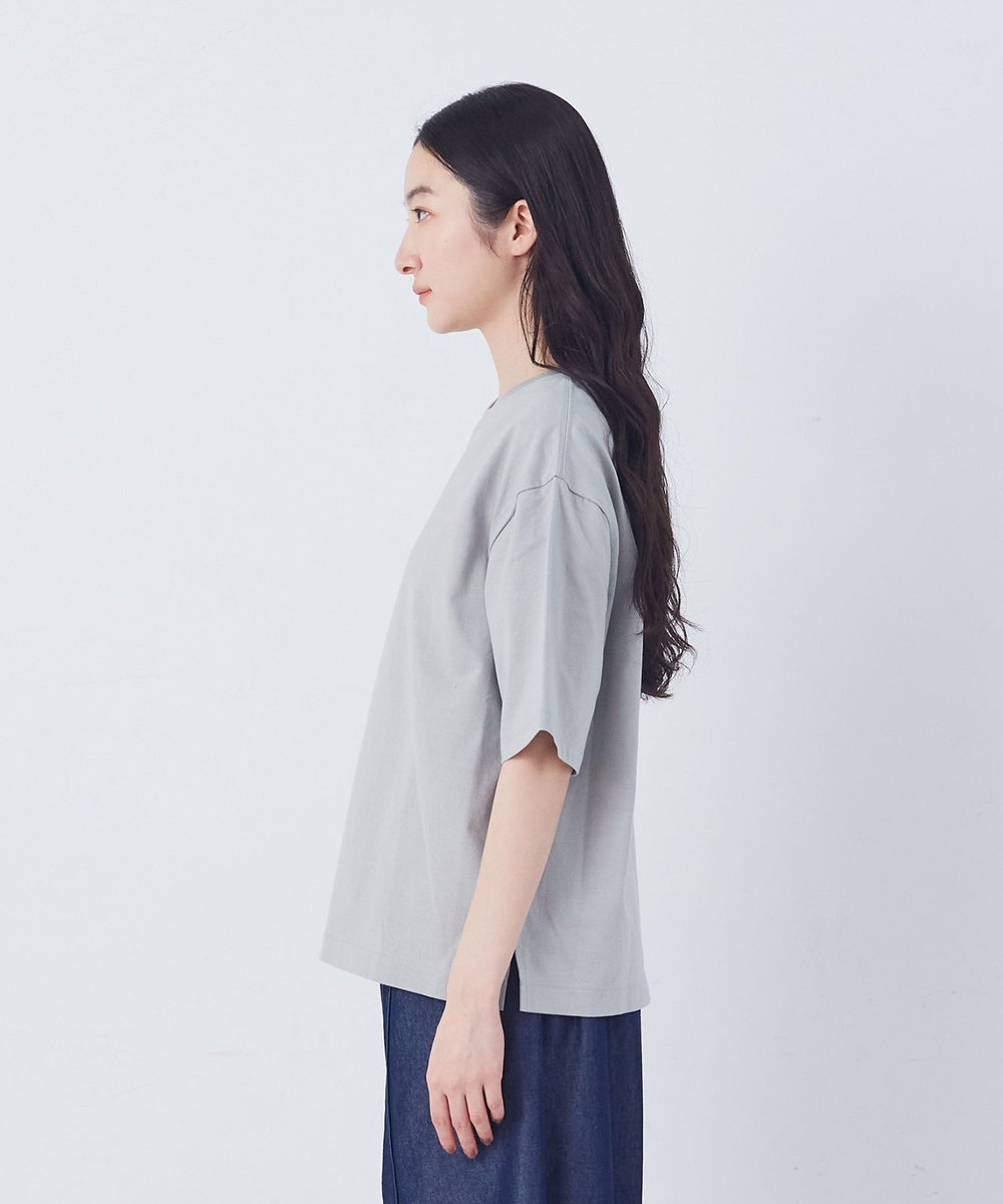 congés payés ADIEU TRISTESSE ドロップショルダーベーシックＴシャツ グリーン系その他