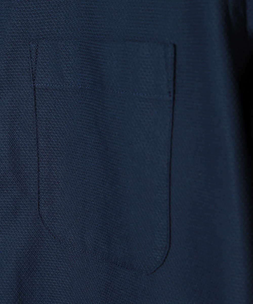 MEN'S BIGI 【ACTIVE TAILOR】COOLMAX絡み織ドレスシャツ ネイビー