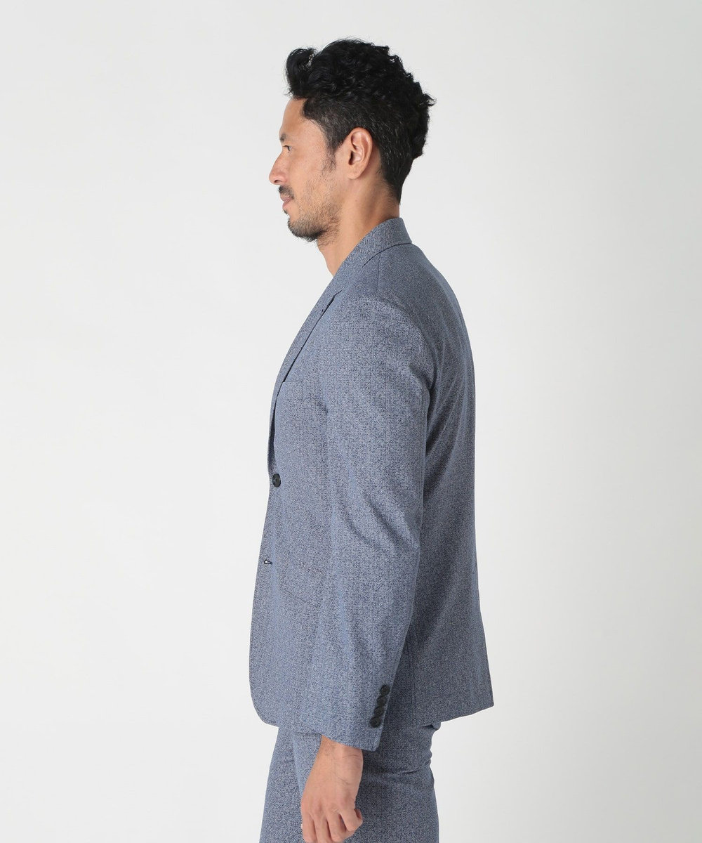 MEN'S BIGI ドットエアーメッシュプリントジャケット＜吸水速乾＞ ブルー