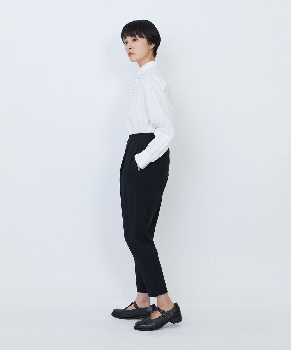 LOISIR エコダブルクロスジョッパーズパンツ ブラック