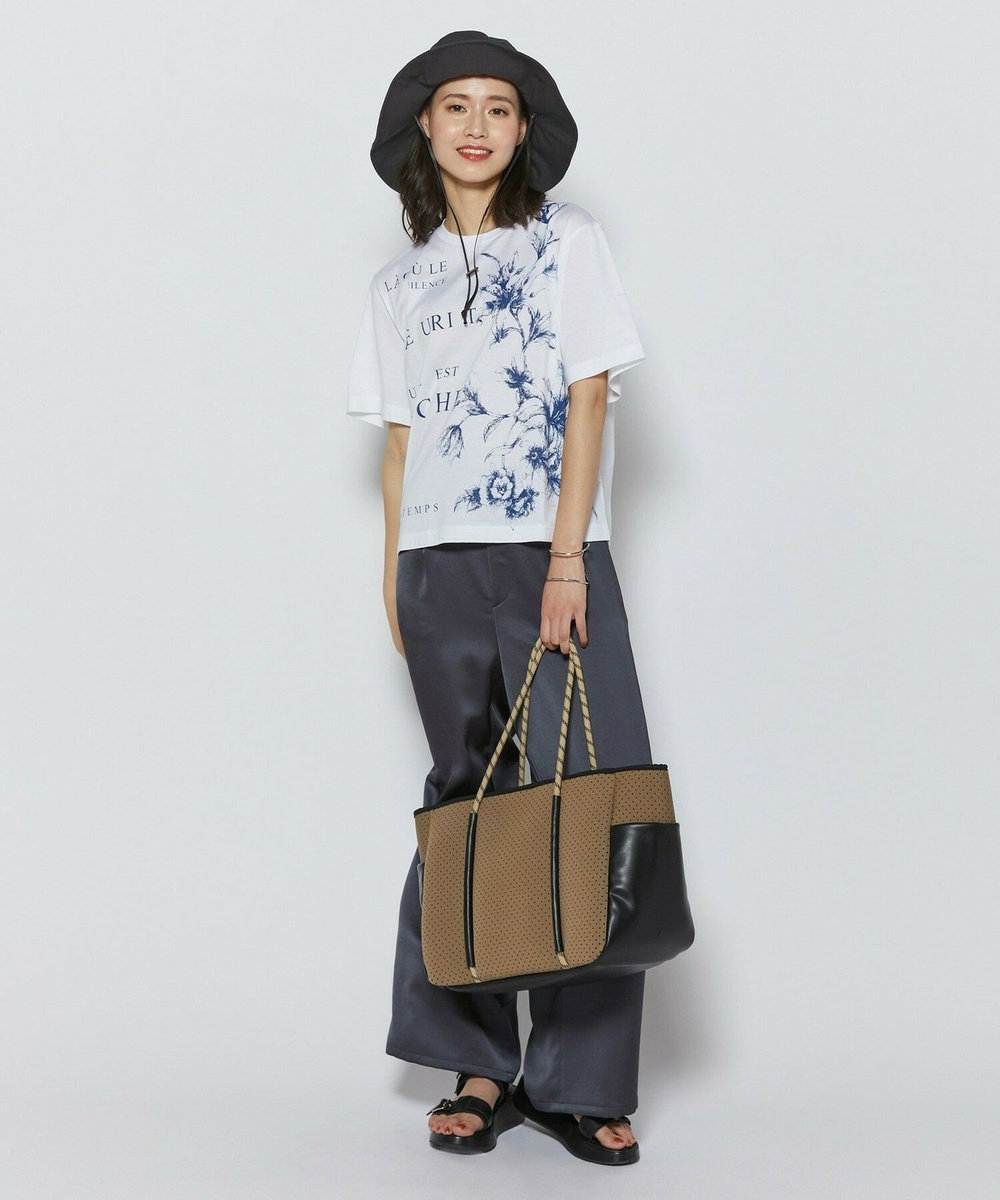 L'EQUIPE ツバ付きハット チャコールグレー