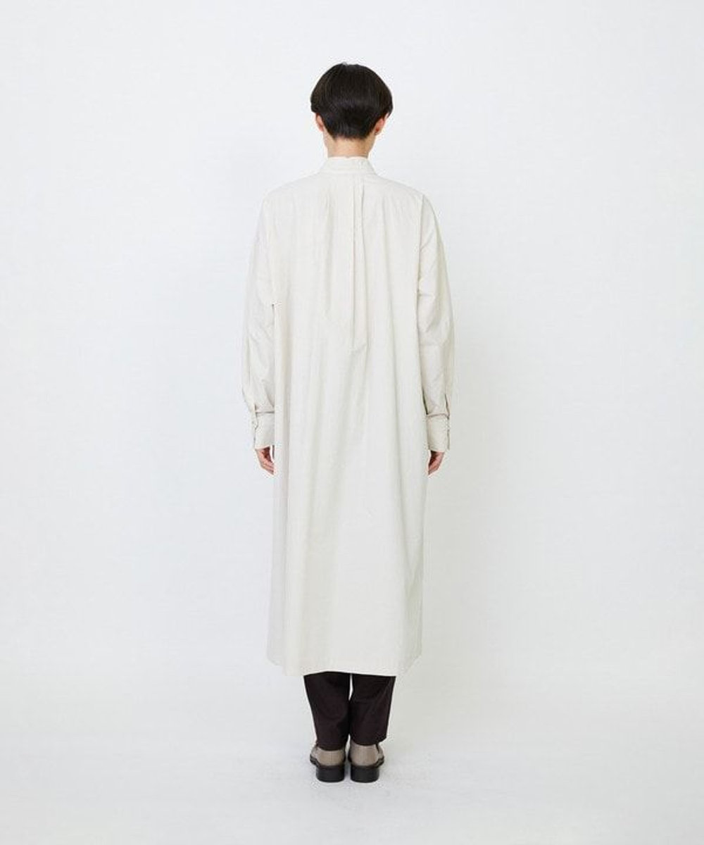 LOISIR コットンポプリンシャツワンピース ベージュ