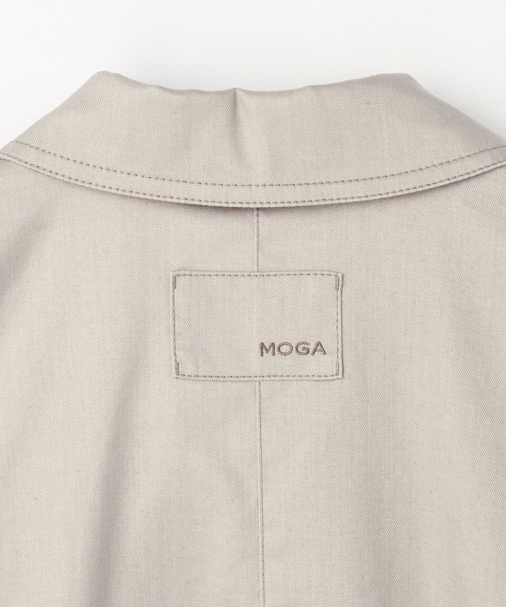 MOGA Lサイズ（大きいサイズ） 【大きいサイズ】ビンテージツイルシャツプルオーバー グレー