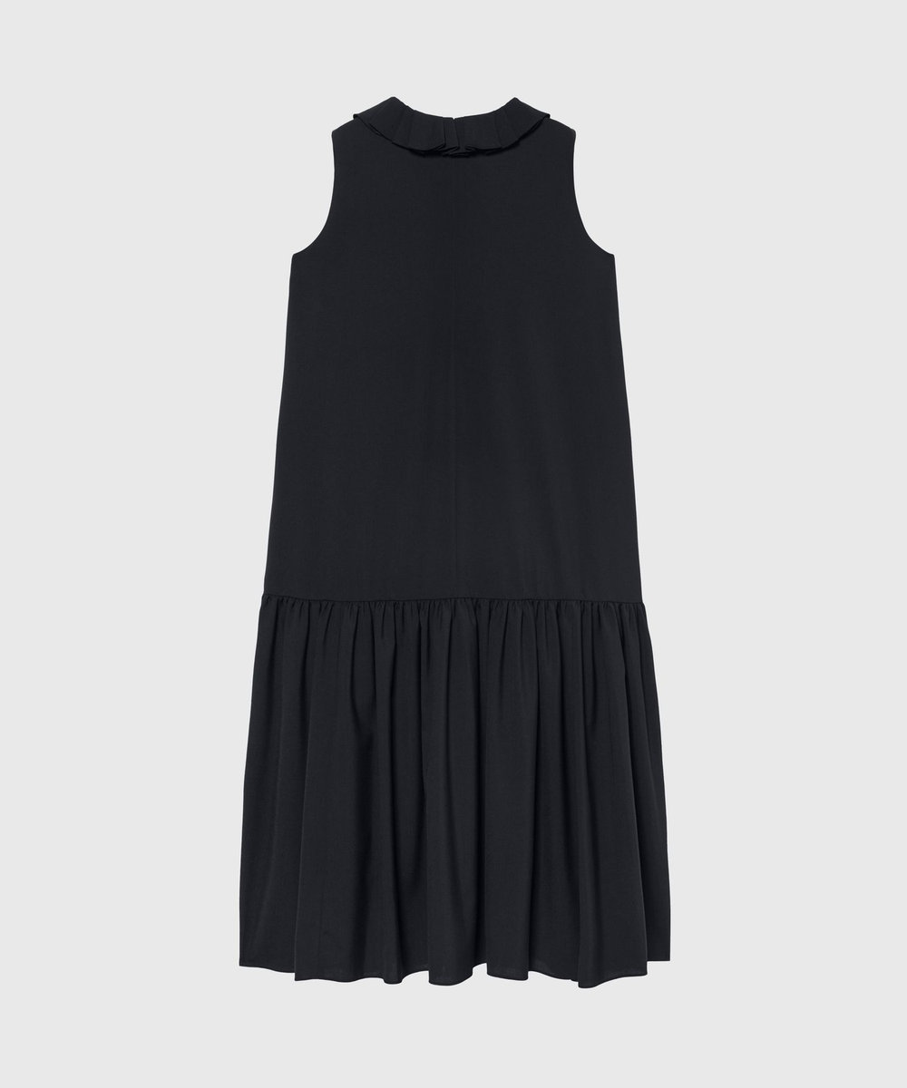 DÉPAREILLÉ TROPICAL WOOL DRESS / トロピカルウールドレス ネイビー