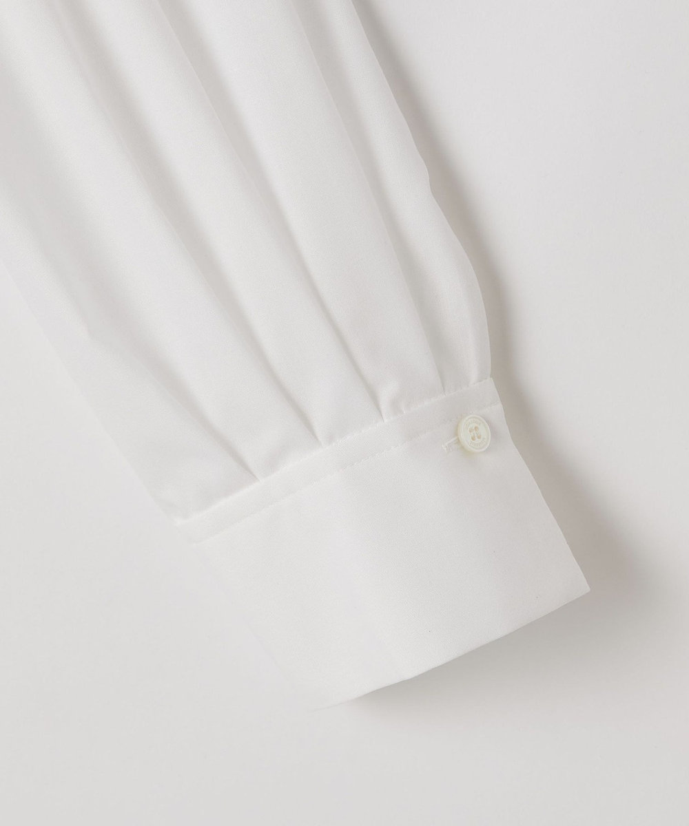 DÉPAREILLÉ POLY COTTON FRILL BLOUSE / ポリコットンフリルブラウス ホワイト