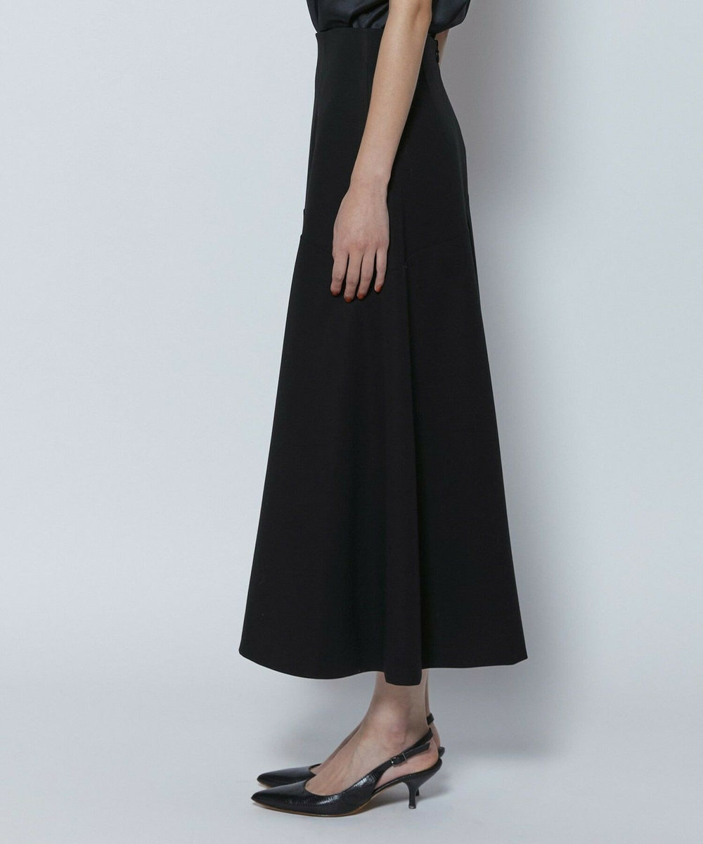 L'EQUIPE COUTURIER 60/2Vダブルクロススカート ブラック
