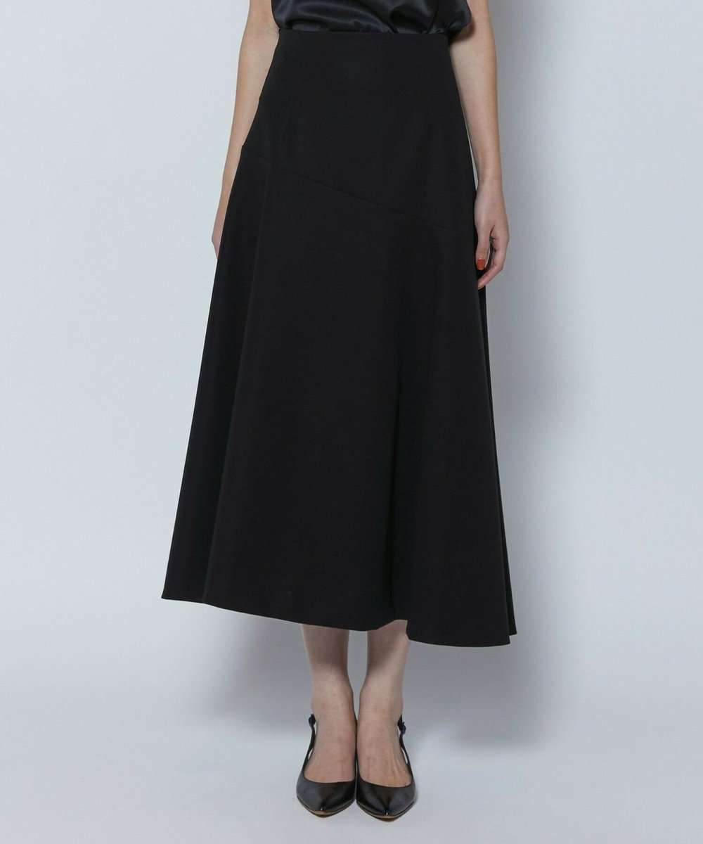 L'EQUIPE COUTURIER 60/2Vダブルクロススカート ブラック