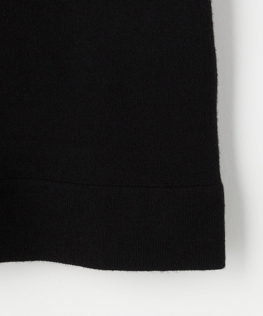 DÉPAREILLÉ WASHABLE LOGO CARDIGAN / ウォッシャブルロゴカーディガン ブラック