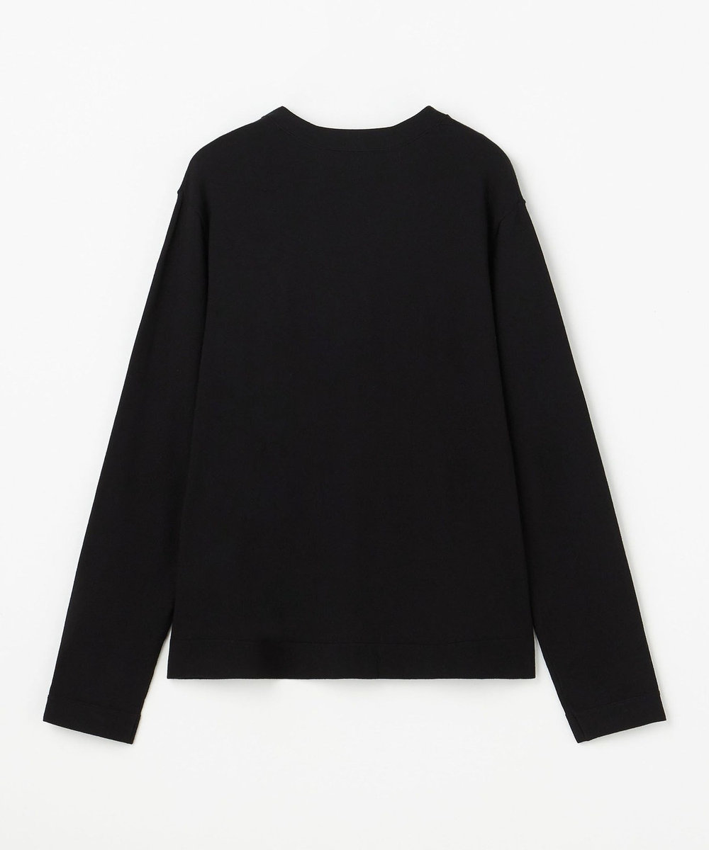 DÉPAREILLÉ WASHABLE LOGO CARDIGAN / ウォッシャブルロゴカーディガン ブラック