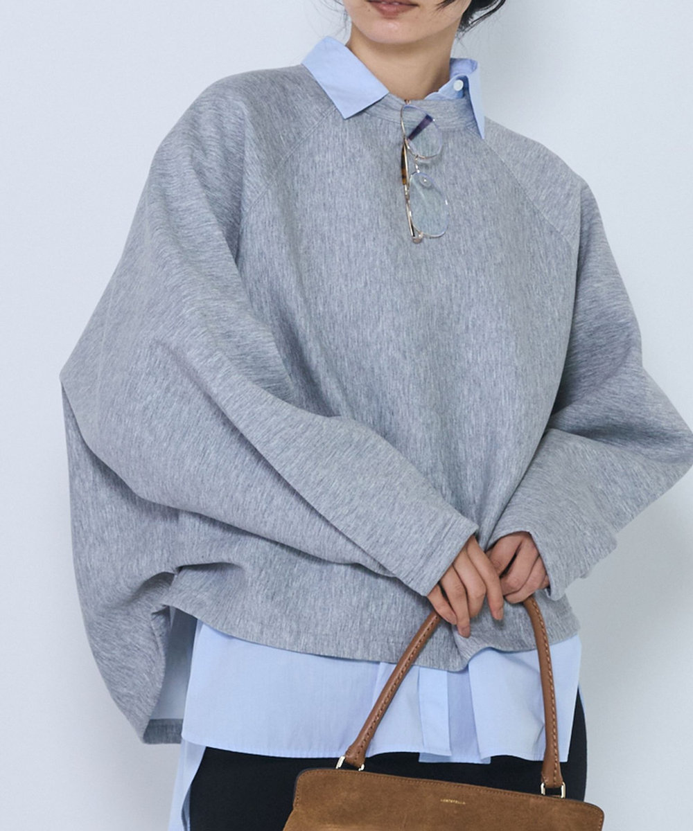 1er Arrondissement ＜COGTHEBIGSMOKE /コグ ザ ビッグ スモーク＞"OLIVIA TOP"カットソー ライトグレー