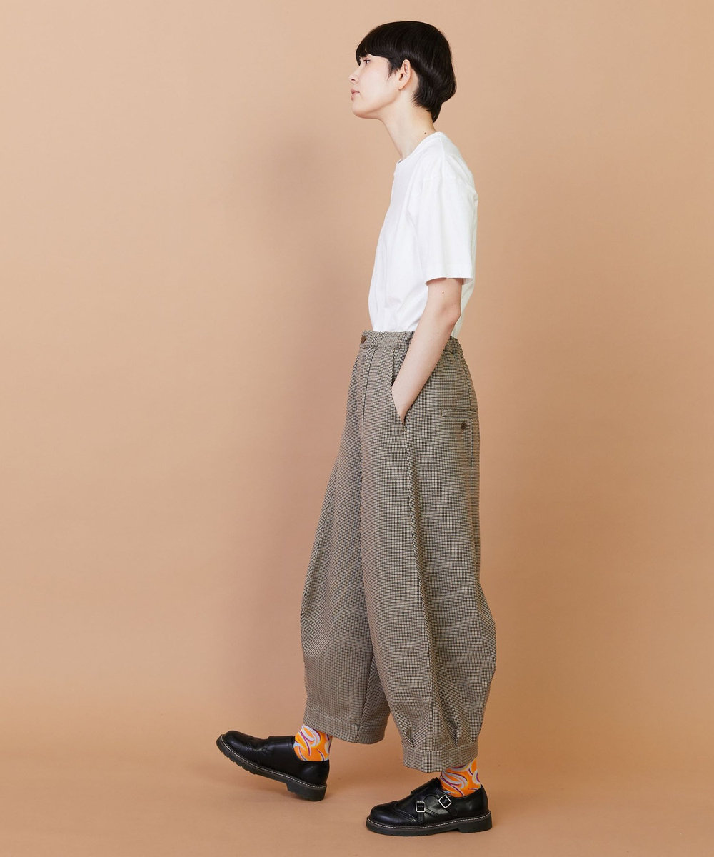 FRAPBOIS ハウンド パンツ ブラウン
