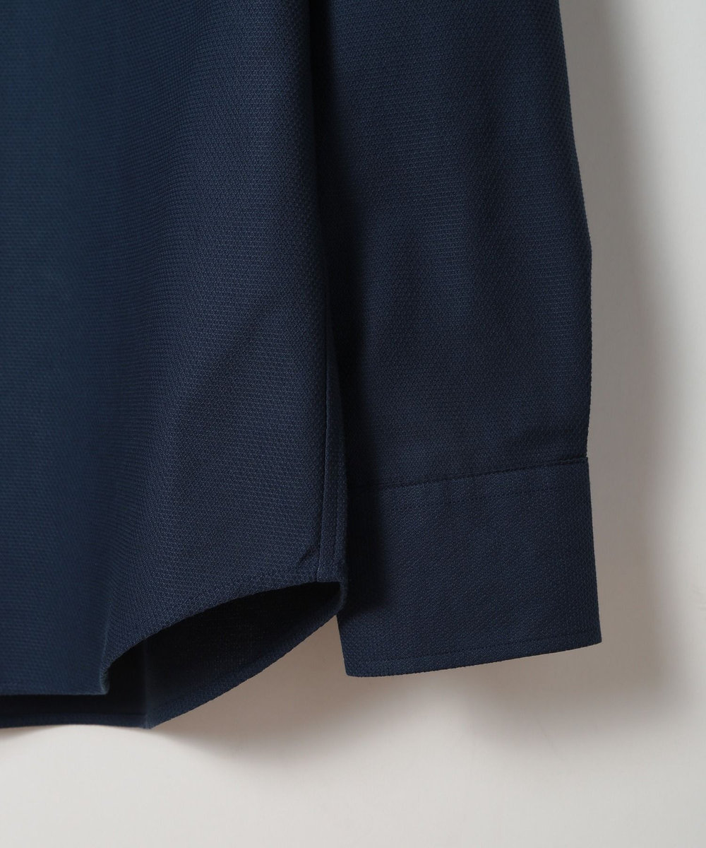 MEN'S BIGI 【ACTIVE TAILOR】COOLMAX絡み織ドレスシャツ ネイビー