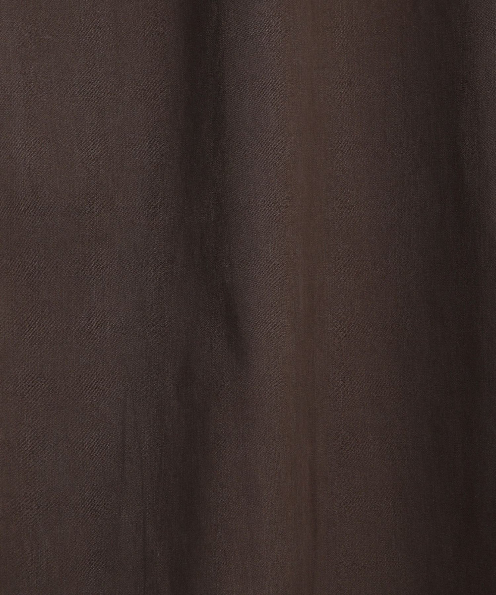 MEN'S BIGI リヨセルコットンサテンシャツ ブラウン