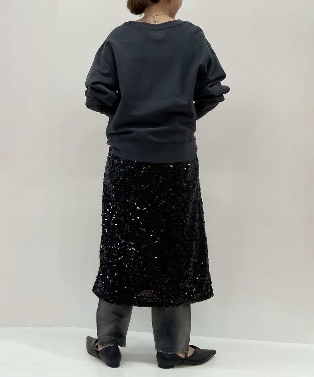 1er Arrondissement ＜BAUN UND PFERDGARTEN（バウムウンドヘルガーデン）＞スパンコールスカート ブラック