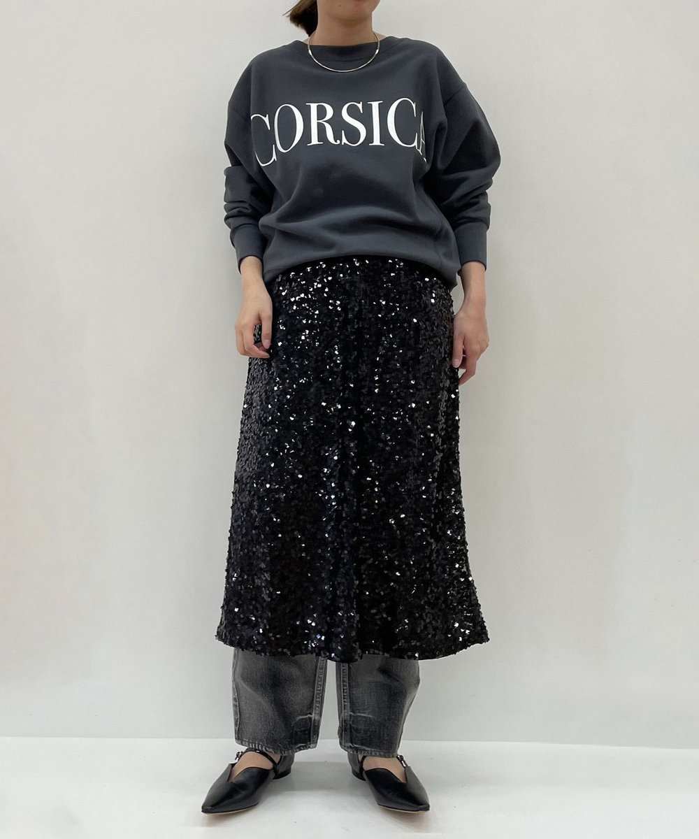 1er Arrondissement ＜BAUN UND PFERDGARTEN（バウムウンドヘルガーデン）＞スパンコールスカート ブラック