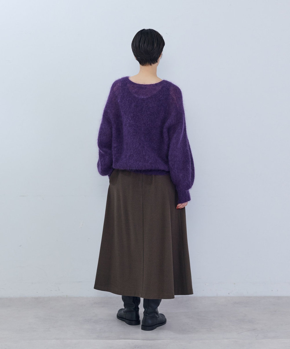ADIEU TRISTESSE ワンタックスカート モカ