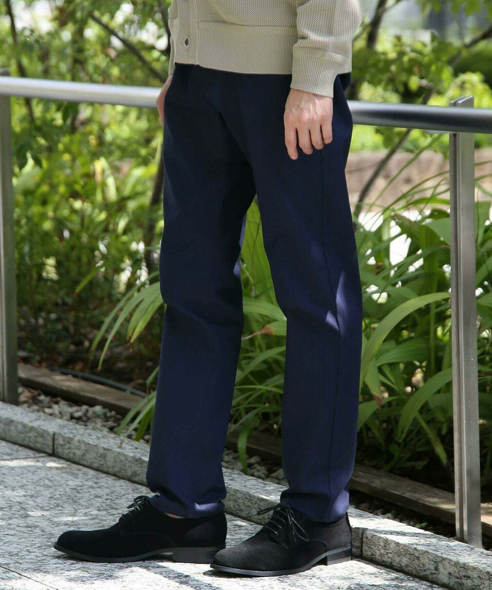 UNION STATION ハイパーストレッチヘリンボンパンツ【大きいサイズ対応(3L、4L) S~4L展開】 ネイビー