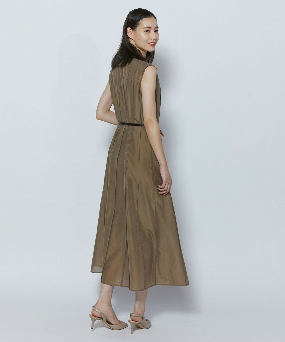 L'EQUIPE COUTURIER C/SEオーガンジーワンピース モカ