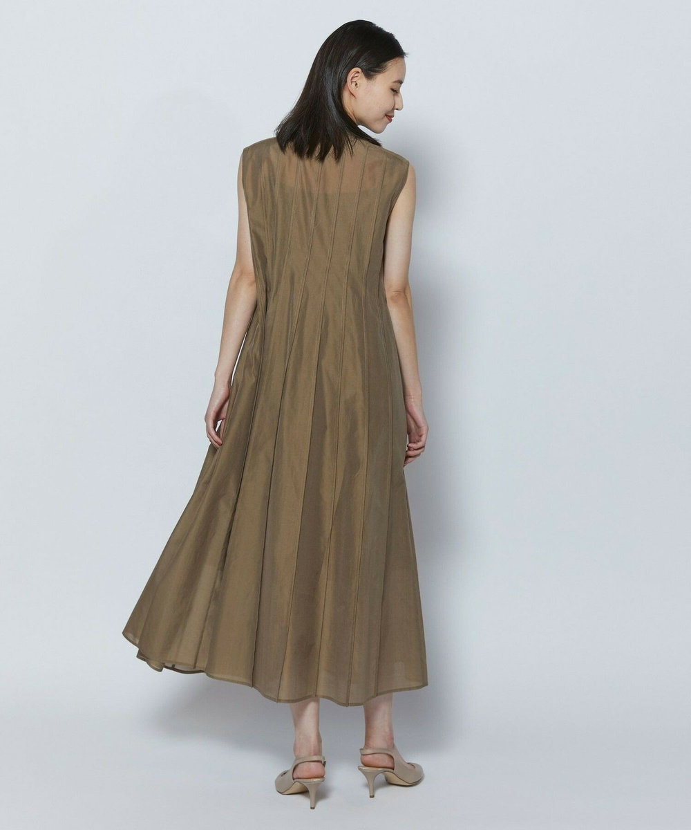 L'EQUIPE COUTURIER C/SEオーガンジーワンピース モカ