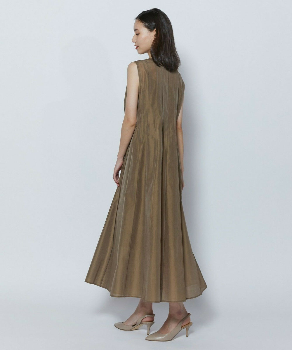 L'EQUIPE COUTURIER C/SEオーガンジーワンピース モカ