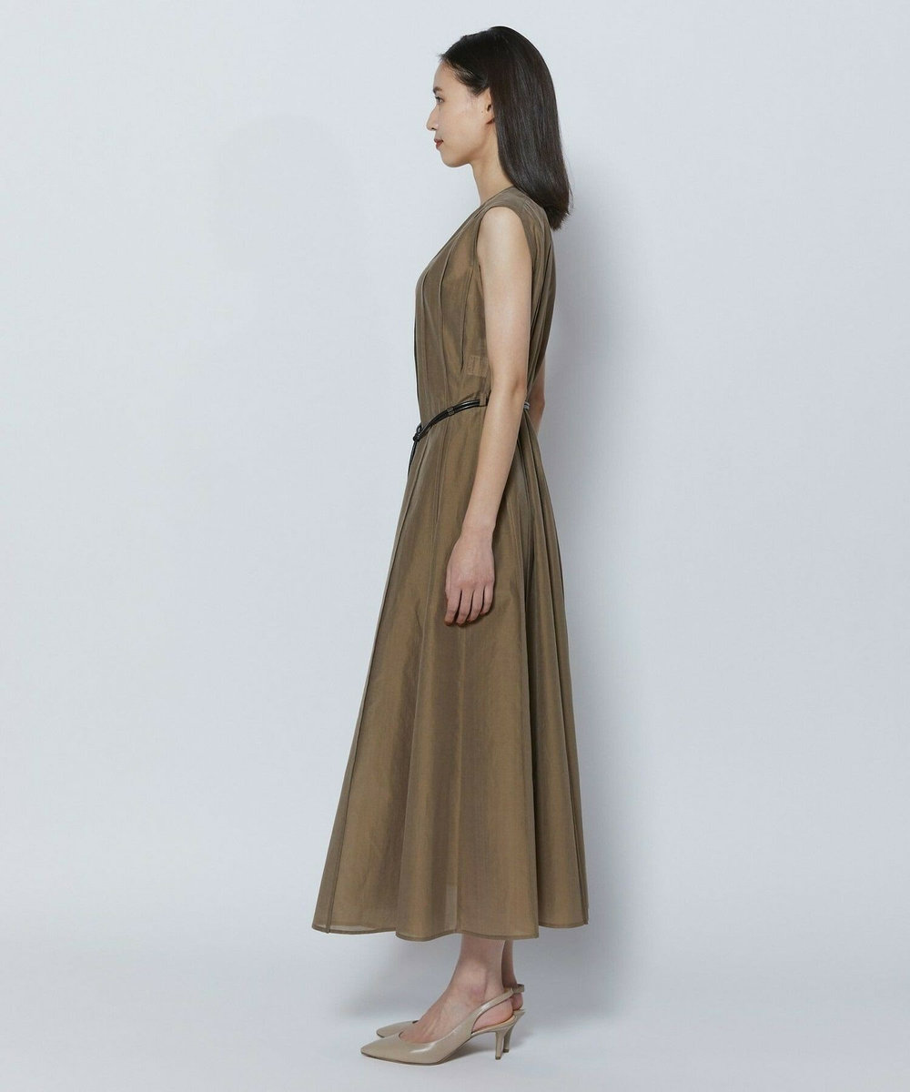 L'EQUIPE COUTURIER C/SEオーガンジーワンピース モカ