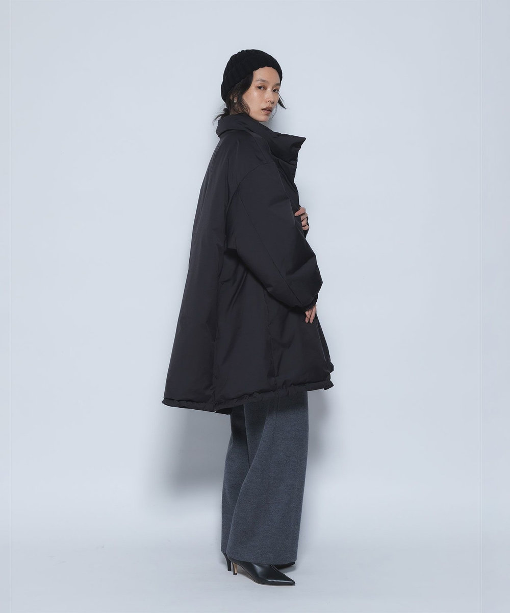 1er Arrondissement テントラインダウンコート ブラック