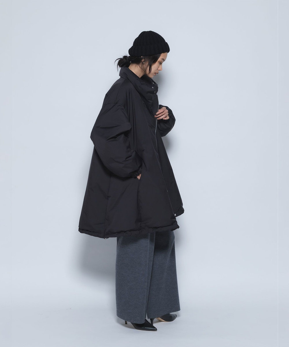 1er Arrondissement テントラインダウンコート ブラック