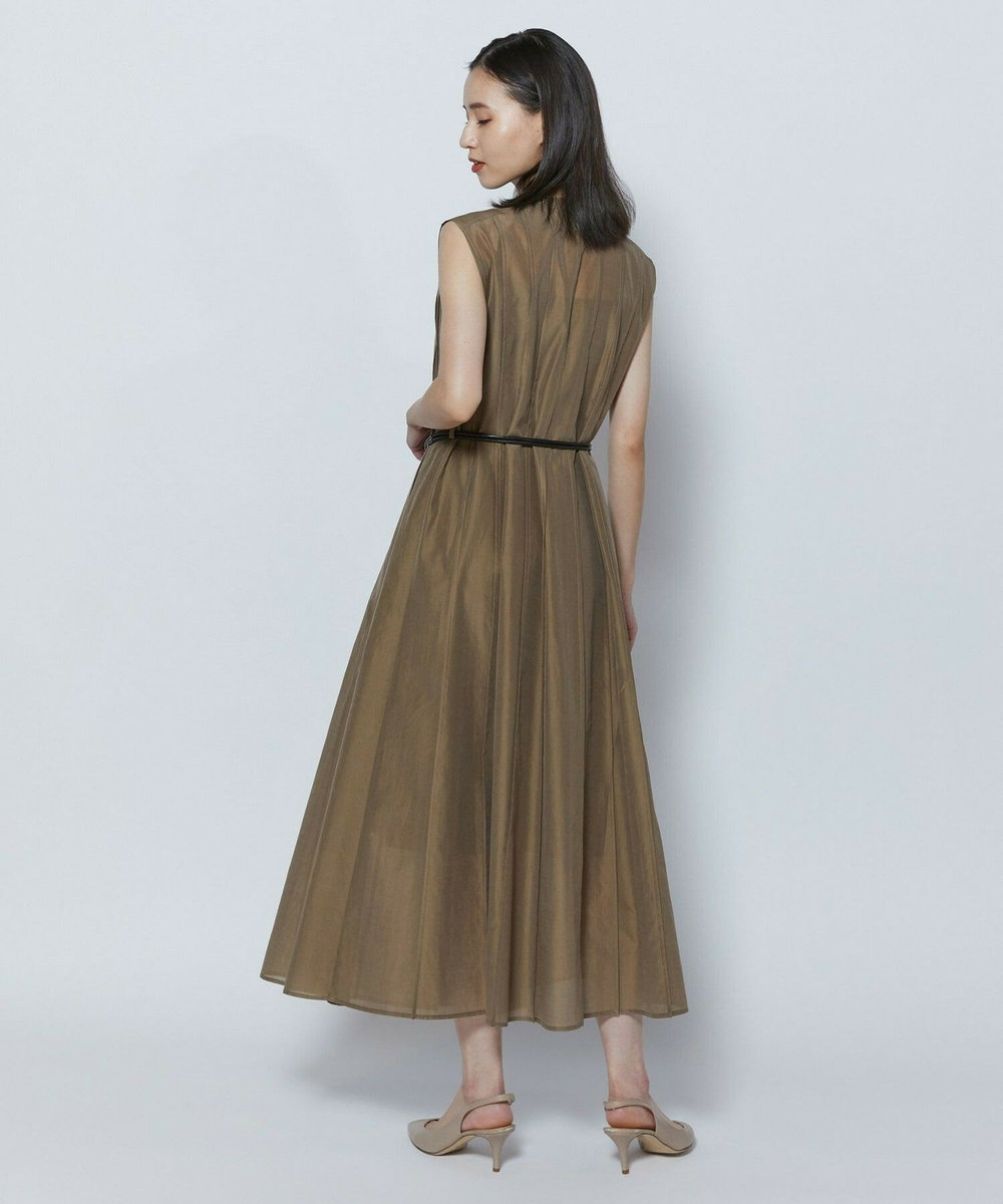 L'EQUIPE COUTURIER C/SEオーガンジーワンピース モカ