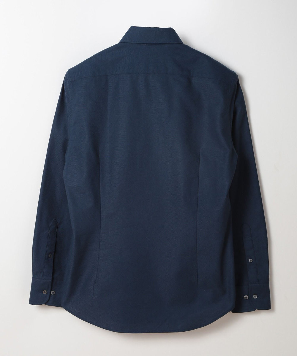 MEN'S BIGI 【ACTIVE TAILOR】COOLMAX絡み織ドレスシャツ ネイビー