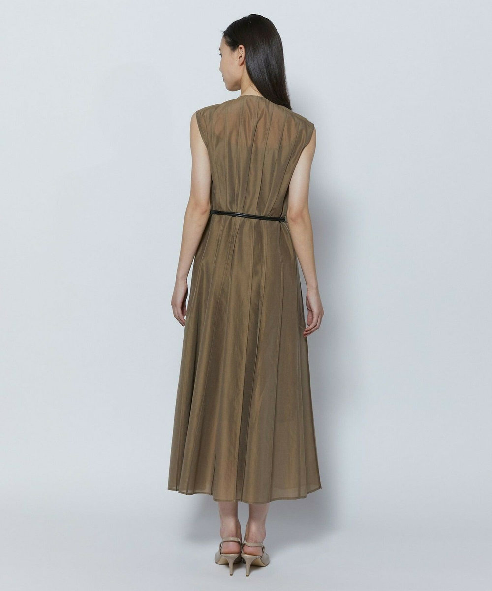L'EQUIPE COUTURIER C/SEオーガンジーワンピース モカ