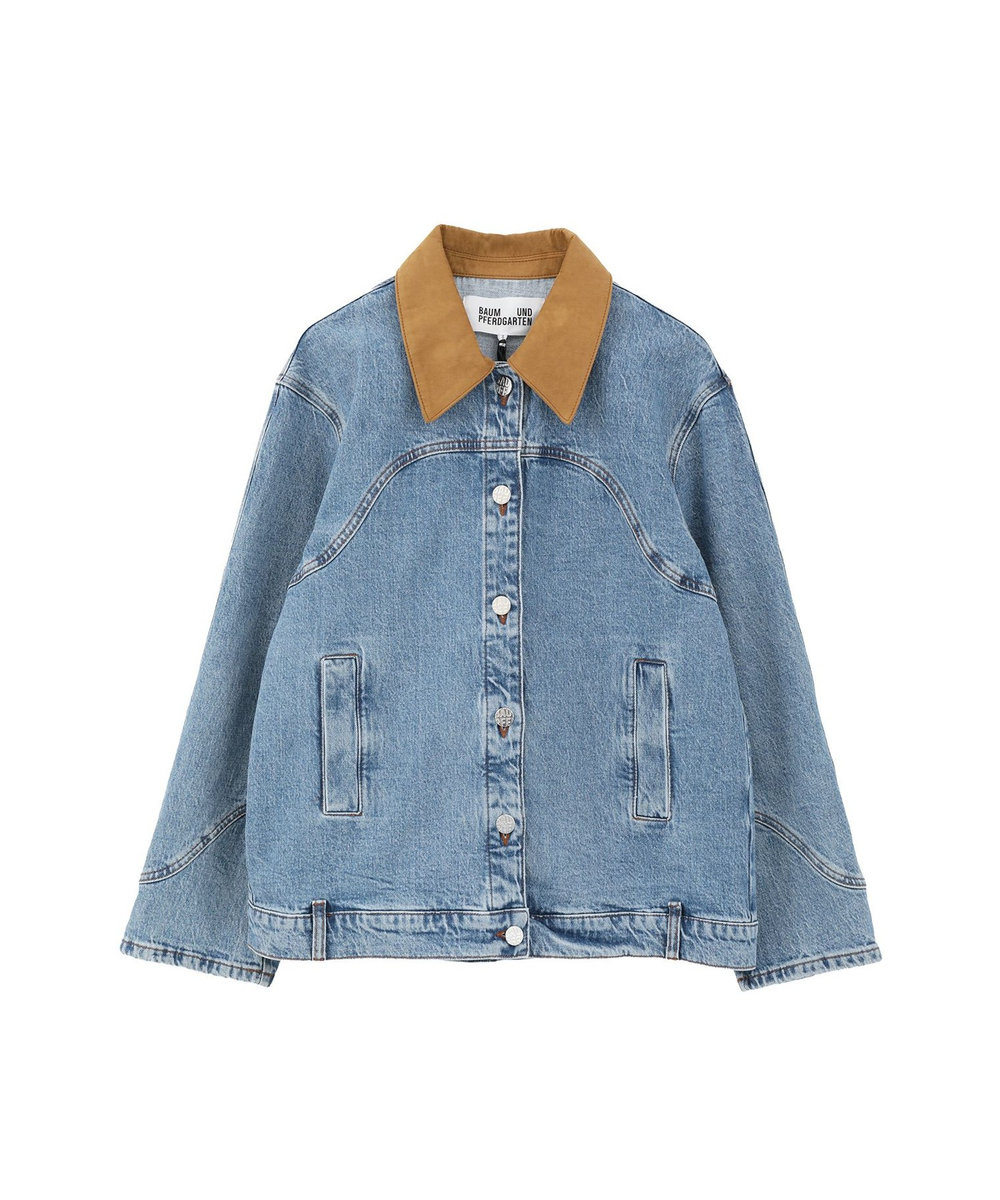 1er Arrondissement ＜BAUN UND PFERDGARTEN（バウムウンドヘルガーデン）＞デニムジャケット ブルー
