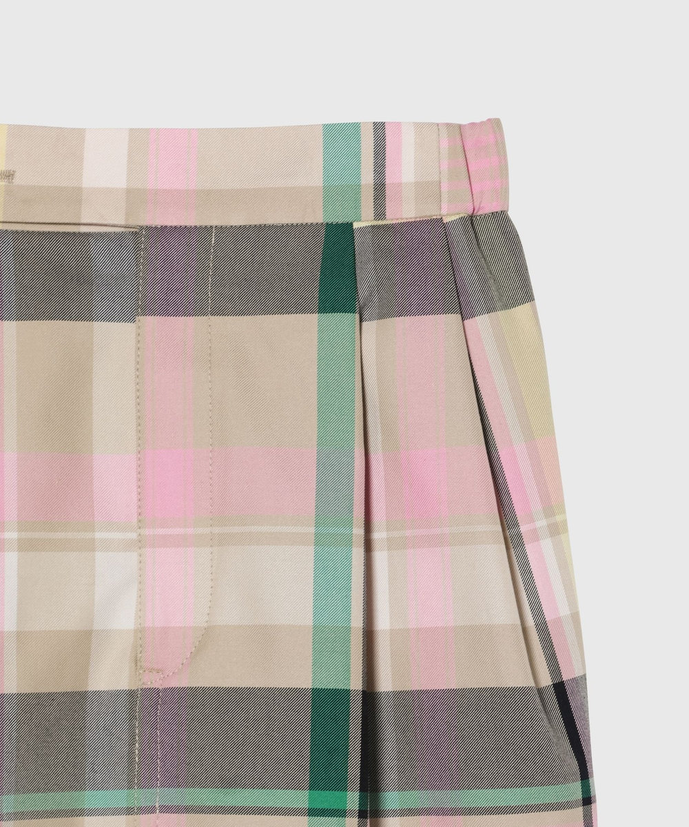 DÉPAREILLÉ MADRAS CHECK SKIRT / マドラスチェックスカート チェック