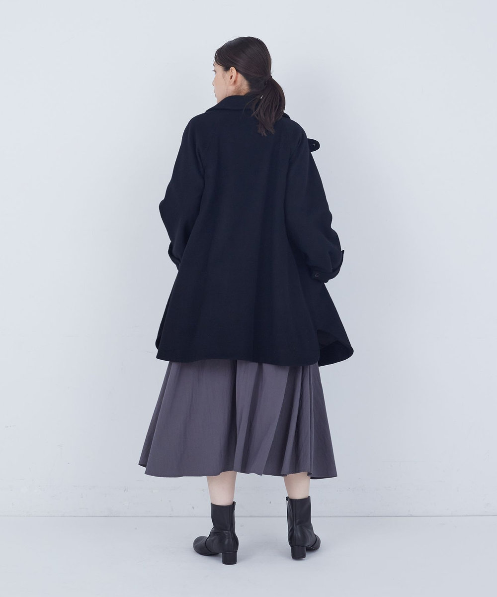 ADIEU TRISTESSE ウールビーバーハーフコート ブラック