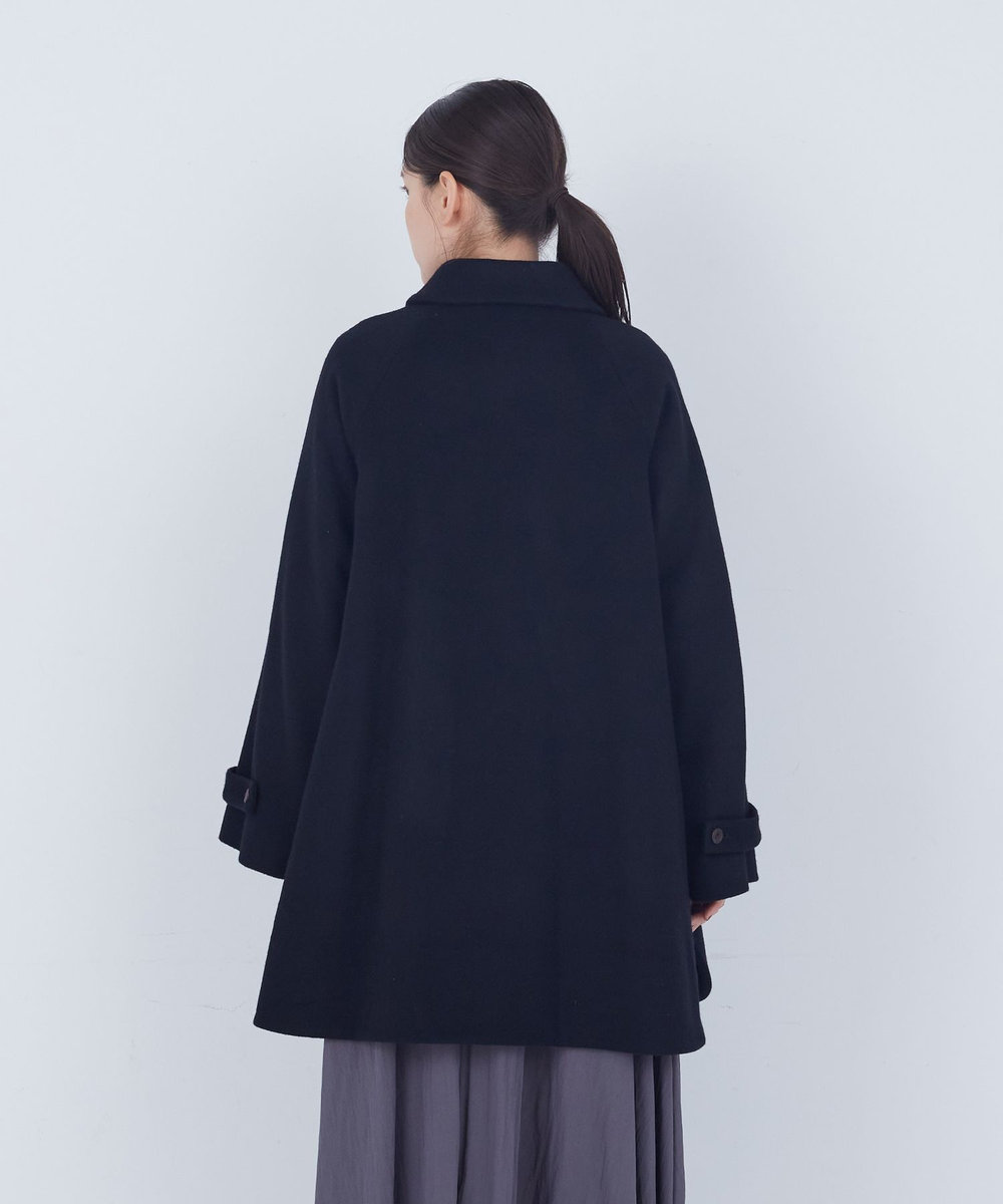 ADIEU TRISTESSE ウールビーバーハーフコート ブラック
