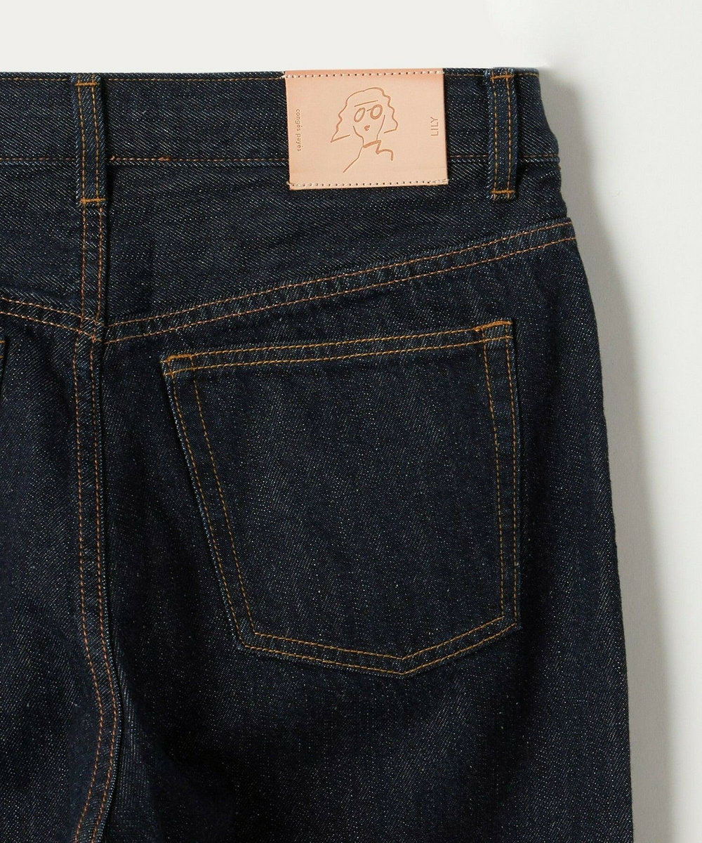 congés payés ADIEU TRISTESSE 11.5ozデニムパンツ インディゴブルー