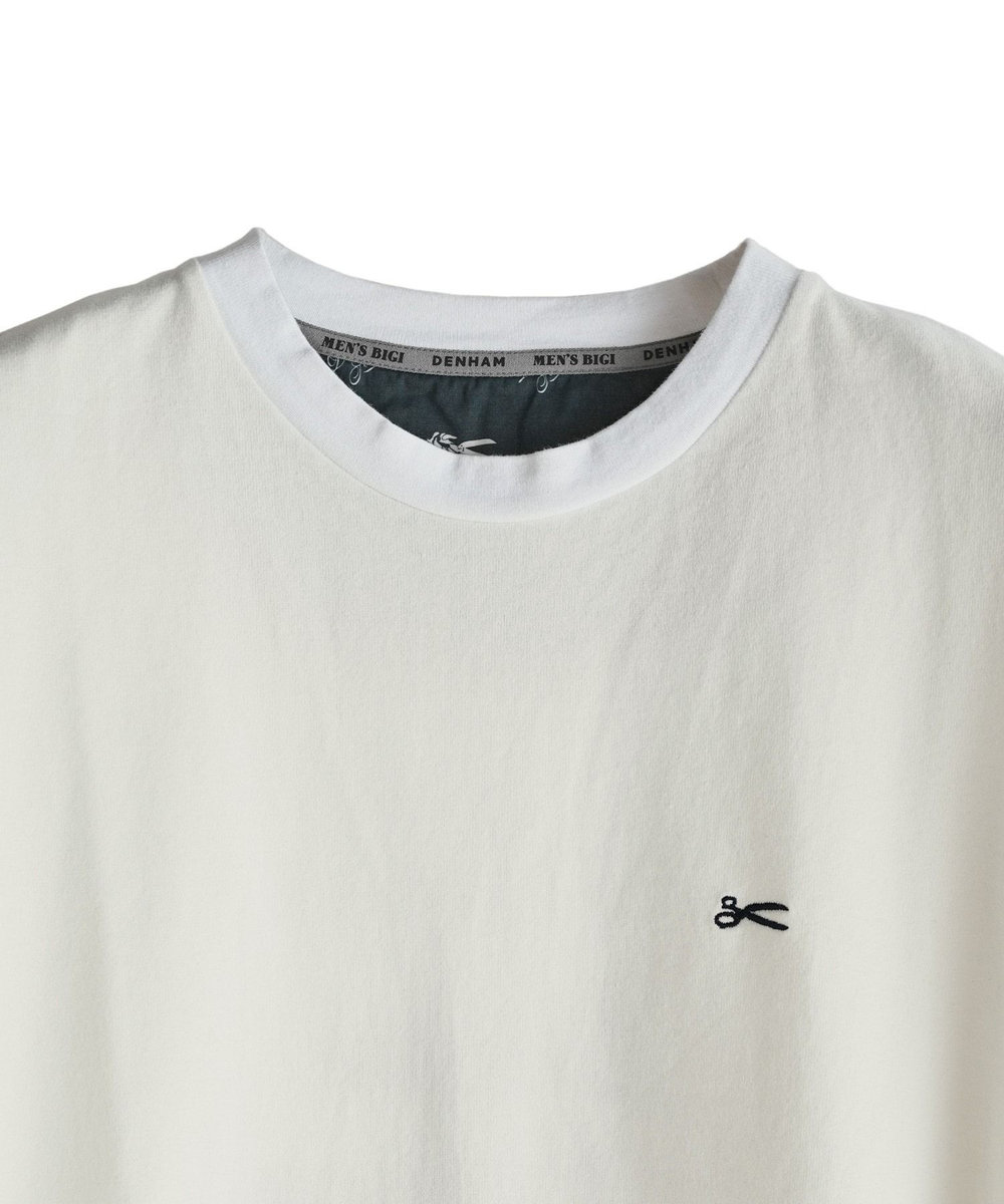 MEN'S BIGI 【DENHAM/デンハム】別注 バックプリントTEE ホワイト