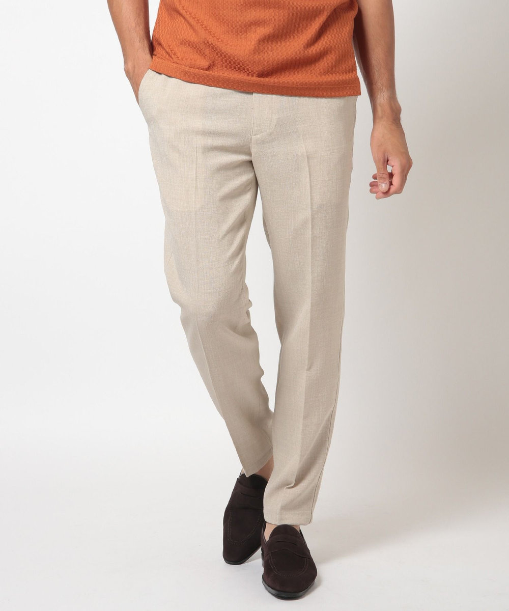 MEN'S BIGI ポリエステルブッチャーストレッチパンツ＜セットアップ対応＞ ベージュ