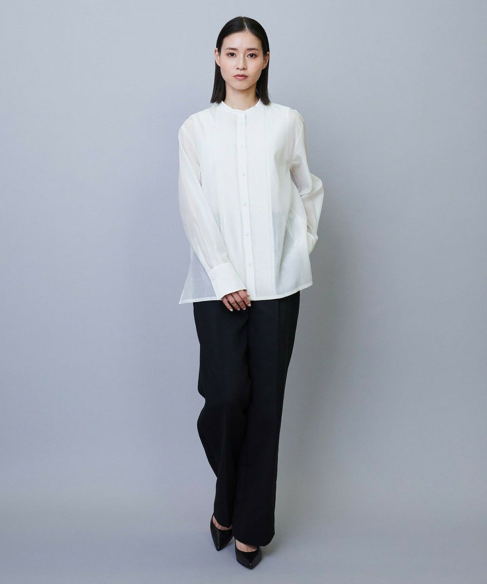 L'EQUIPE COUTURIER 80/2GV二重織パンツ ブラック