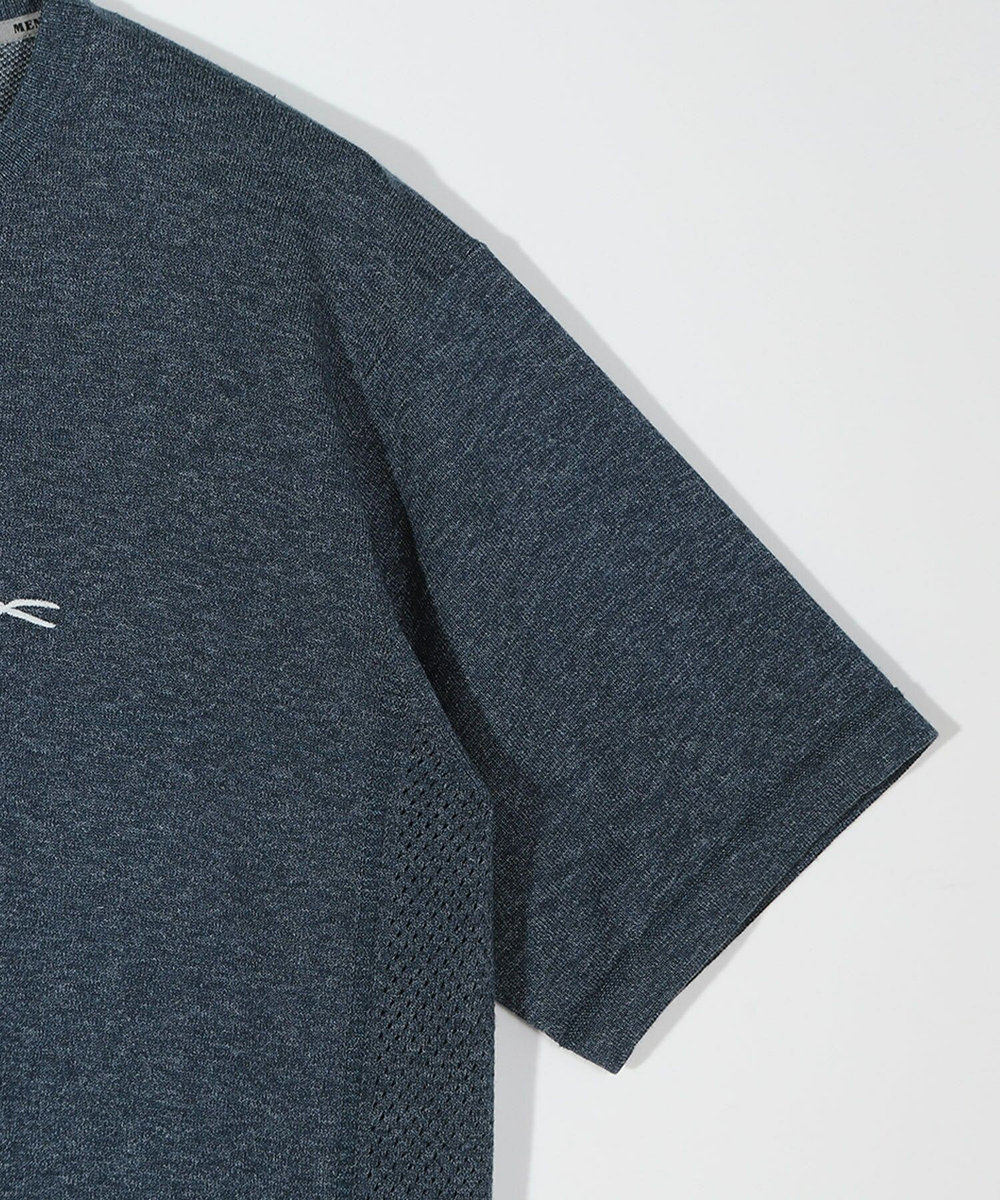 MEN'S BIGI 【DENHAM/デンハム】別注ニットTEE ネイビー