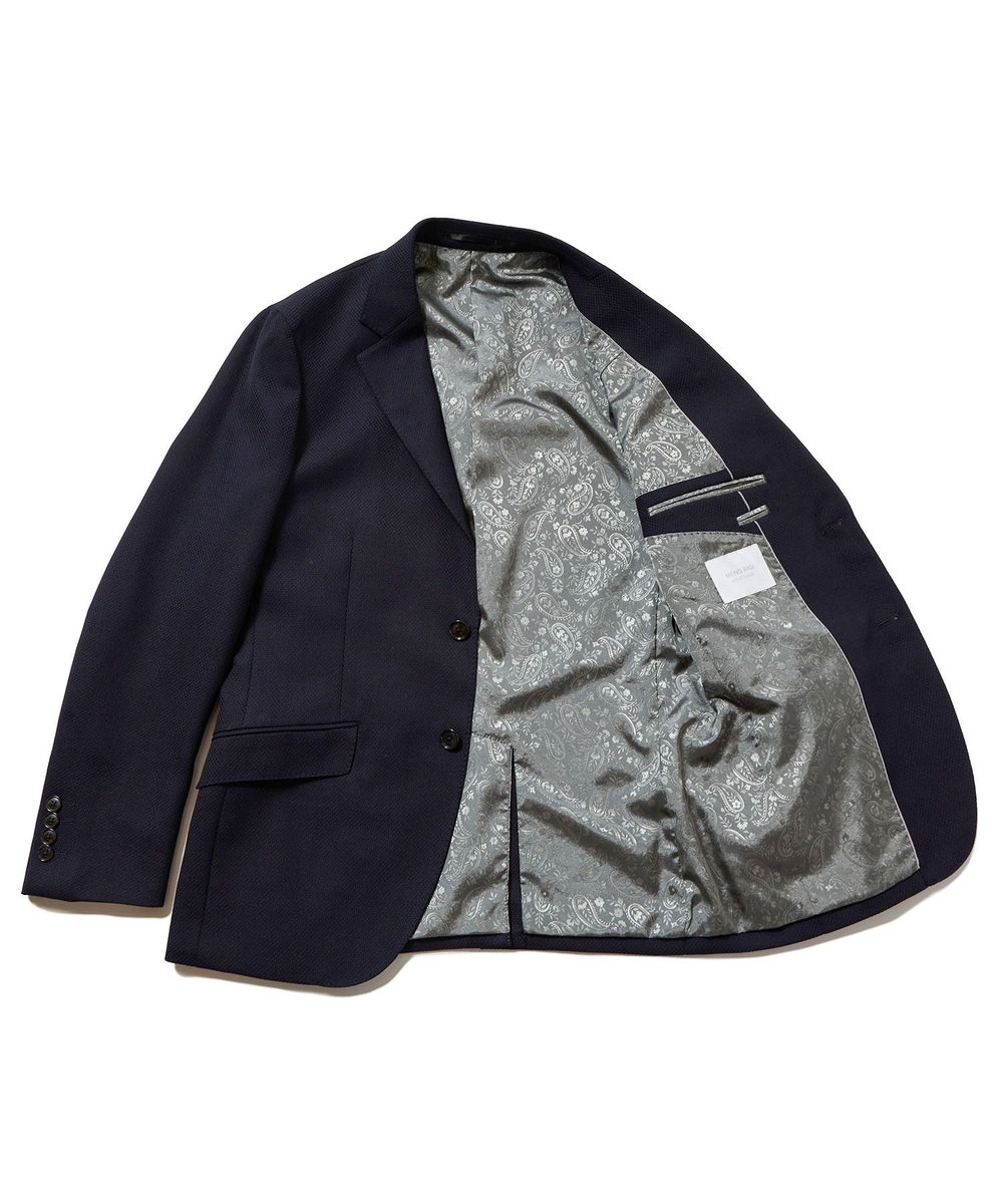MEN'S BIGI 【ACTIVE TAILOR】ミックスヤーン/ホップサックジャケット＜セットアップ・スリーピース対応＞ ダークネイビー