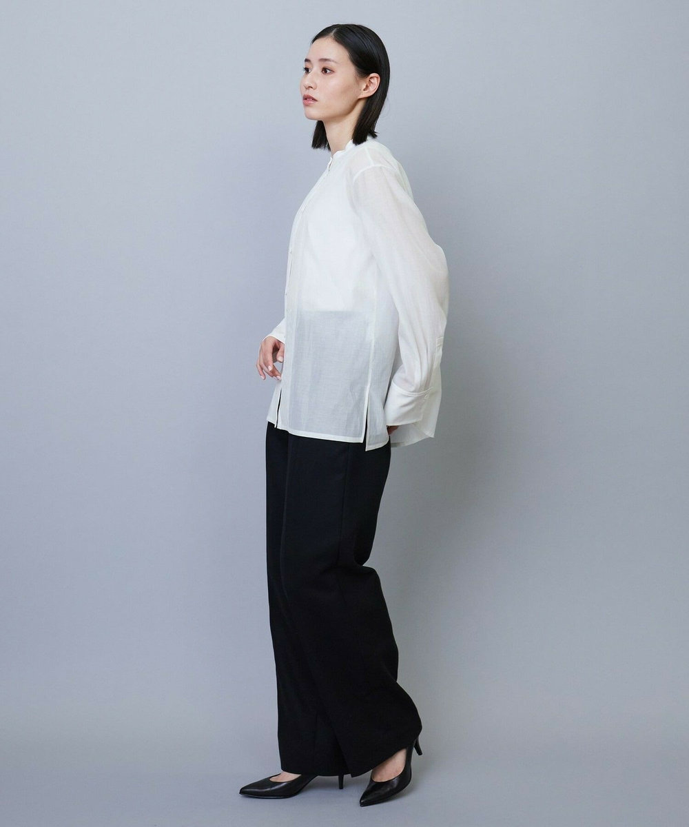L'EQUIPE COUTURIER 80/2GV二重織パンツ ブラック