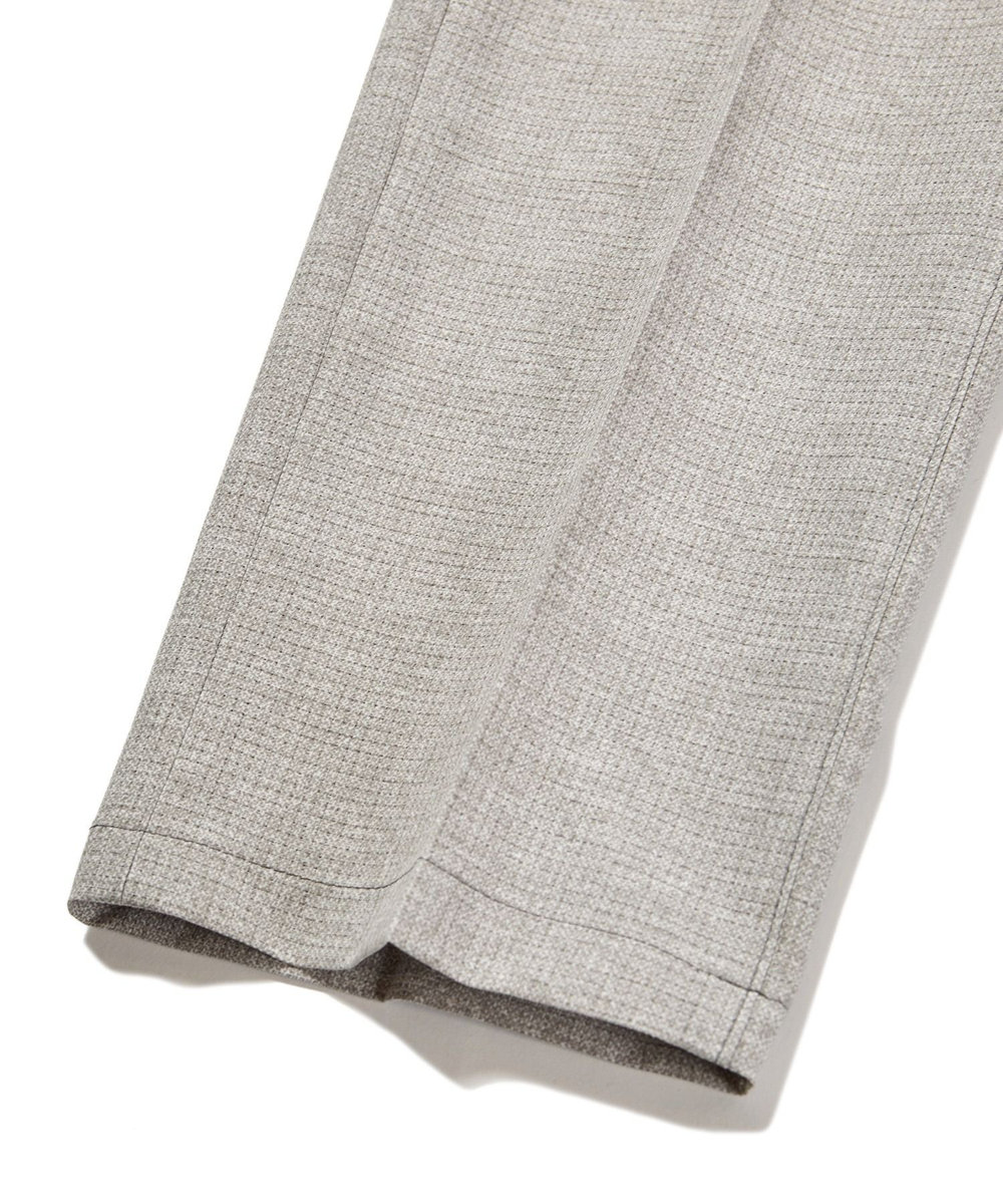 MEN'S BIGI 【ACTIVE TAILOR】COOL DOTSメランジプリントスラックス<セットアップ対応> グレー